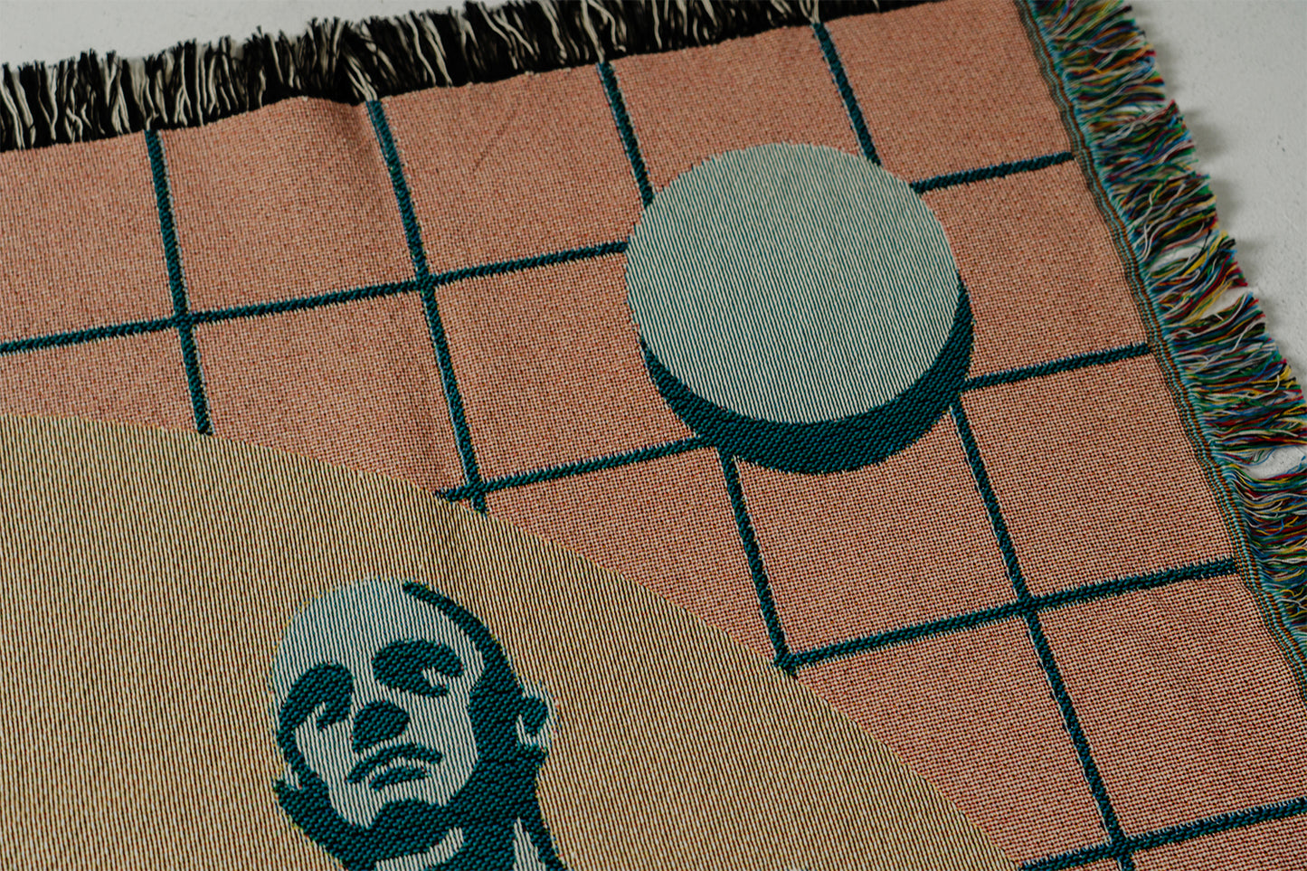 LQT works " Cosmic Leaf Woven art Blanket (USA Shipping&Free Shipping)