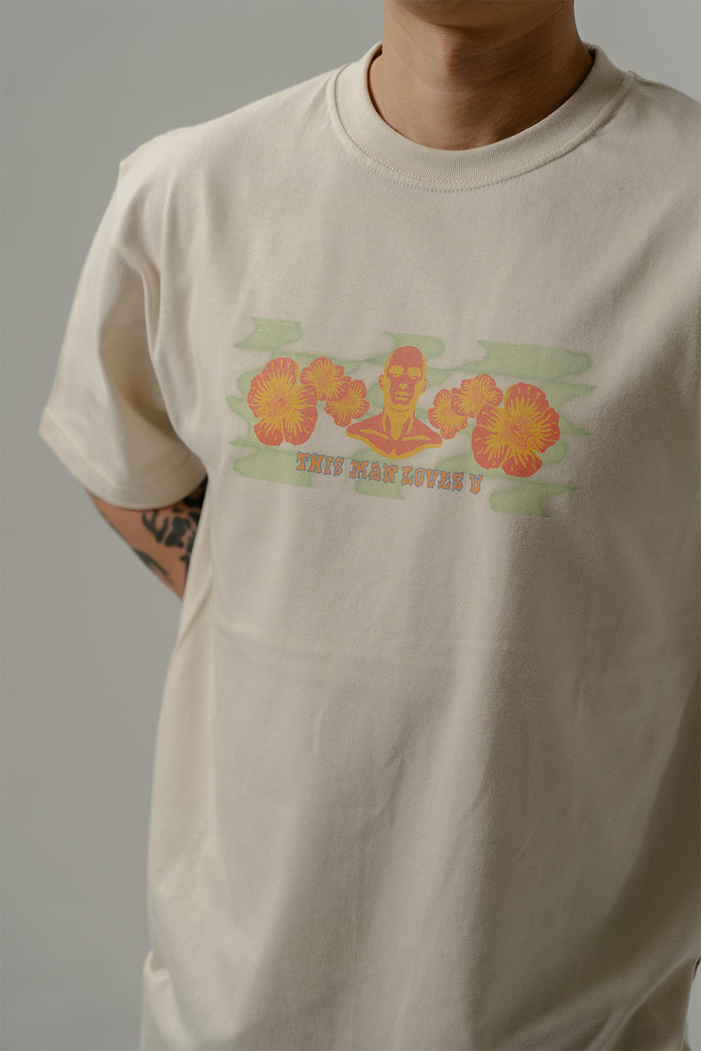 This Man Loves You By THETA - Half T - shirts 7.4oz