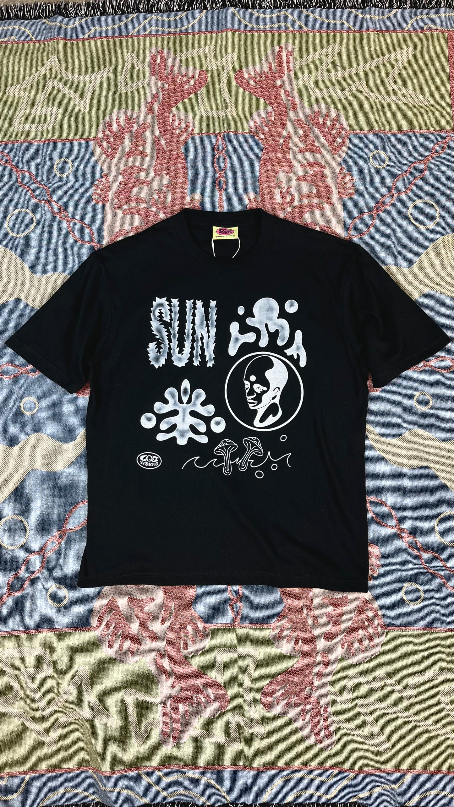Sun,Yin and Yang By THETA - Half T - shirts 5.6oz