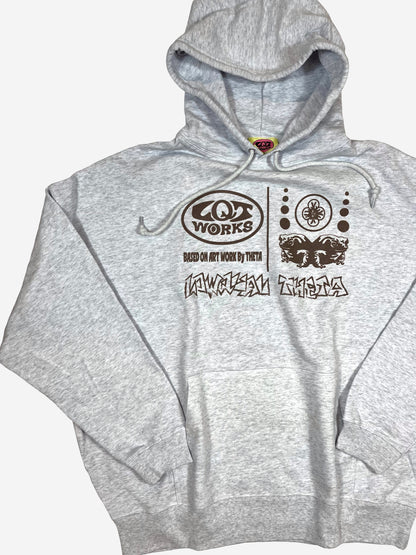 "LQTworks Big LOGO" Hoodie 10oz by THETA