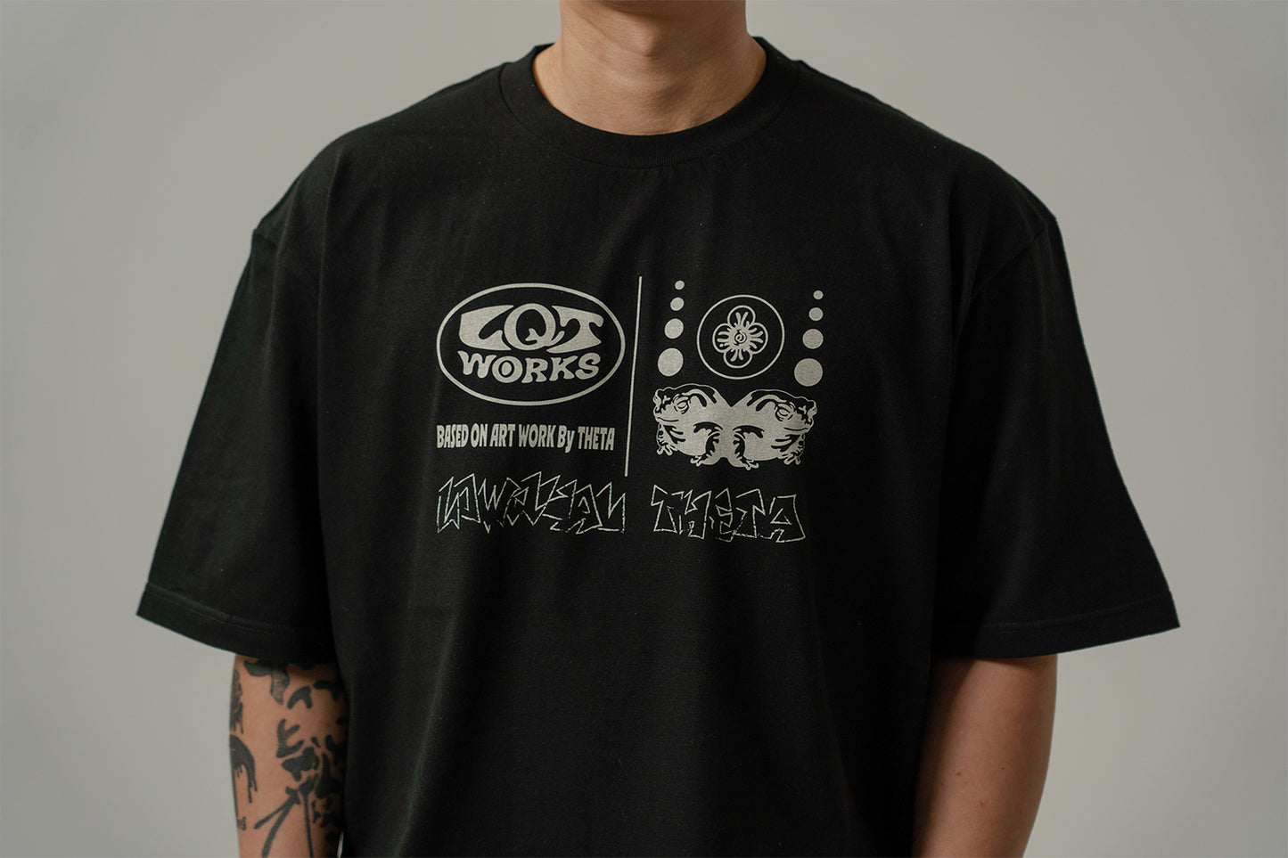 LQT works - LOGO half T-shirts 5.6oz