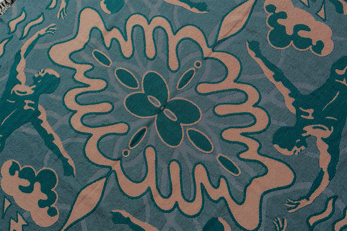 LQT Works "Cloud Catcher" Woven art Blanket  (USA Shipping&Free shipping)