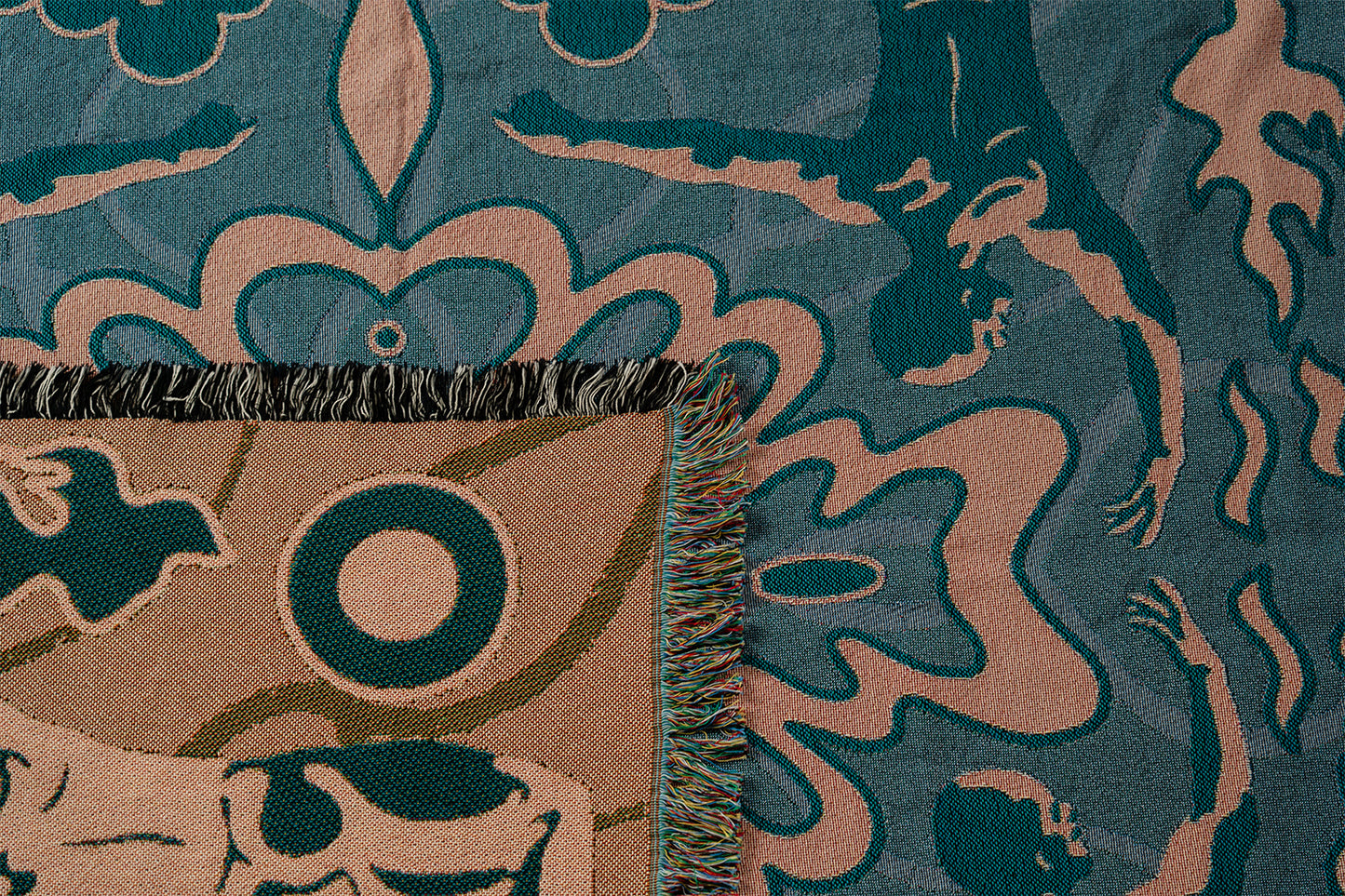 LQT Works "Cloud Catcher" Woven art Blanket  (USA Shipping&Free shipping)