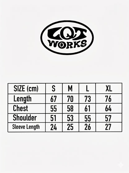 "LQTworks LOGO" T shirts 5.6oz comfort lightweight (Black)