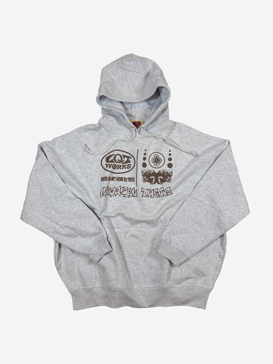 "LQTworks Big LOGO" Hoodie 10oz by THETA