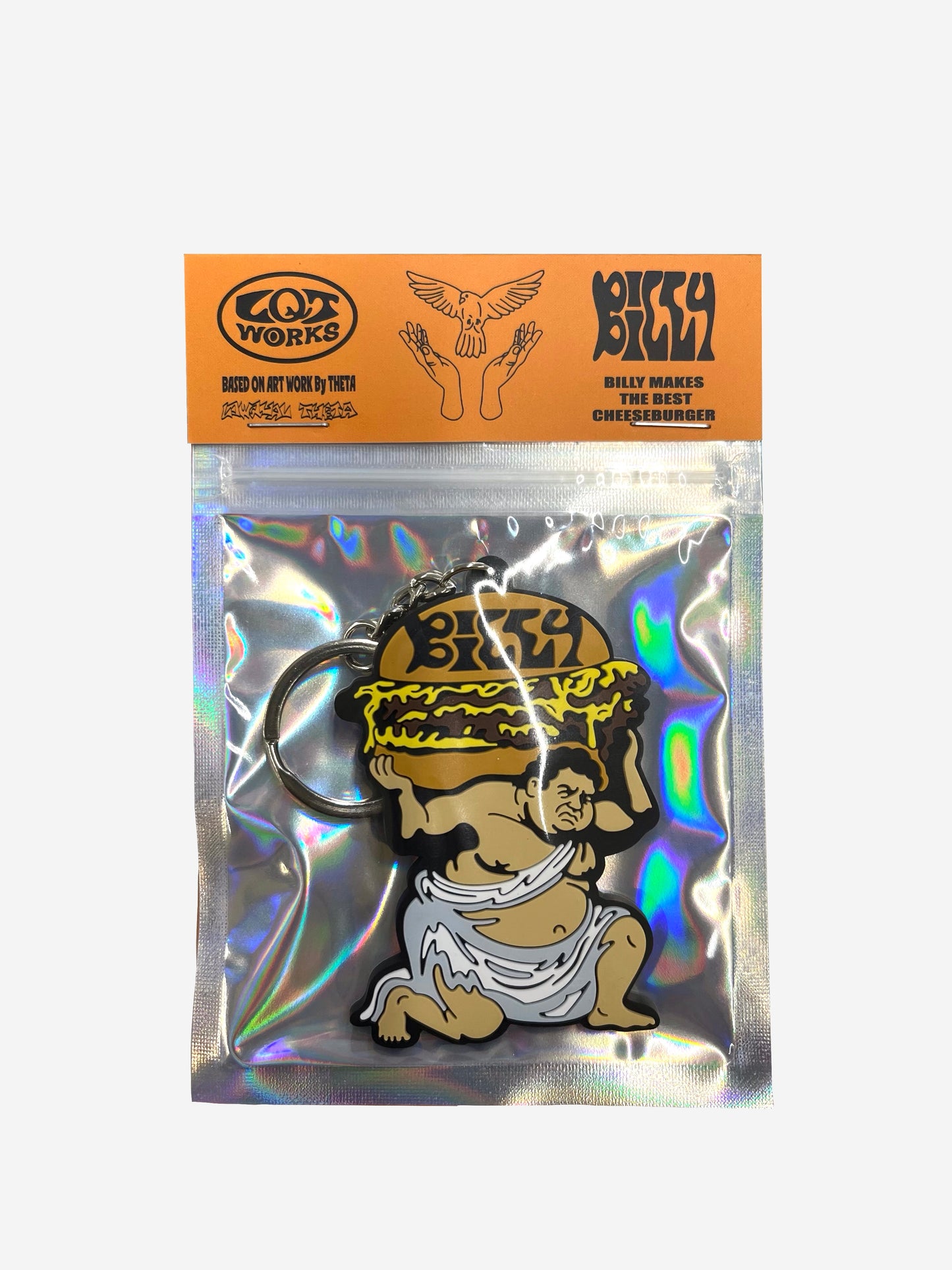Billy X LQTworks "Atlas" PVC Keychain By THETA