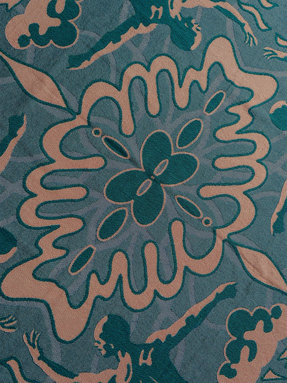 LQT Works "Cloud Catcher" Woven art Blanket  (USA Shipping&Free shipping)