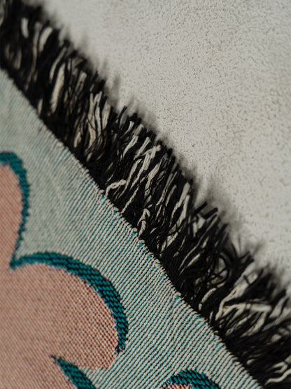 LQT works " Cosmic Leaf Woven art Blanket (USA Shipping&Free Shipping)