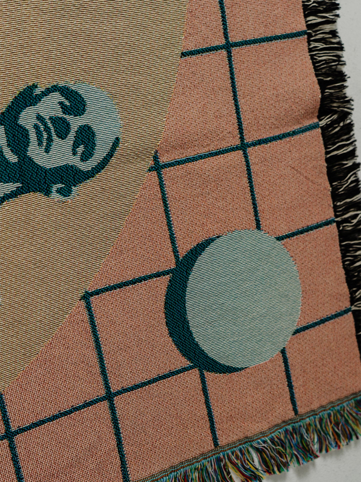 LQT works " Cosmic Leaf Woven art Blanket (USA Shipping&Free Shipping)