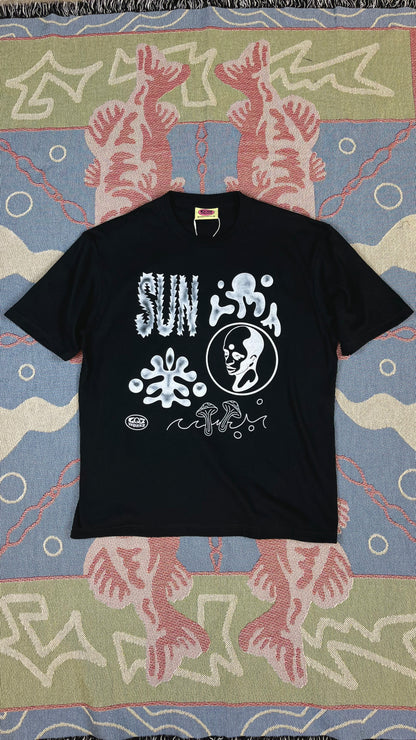 Sun,Yin and Yang By THETA - Half T - shirts 5.6oz