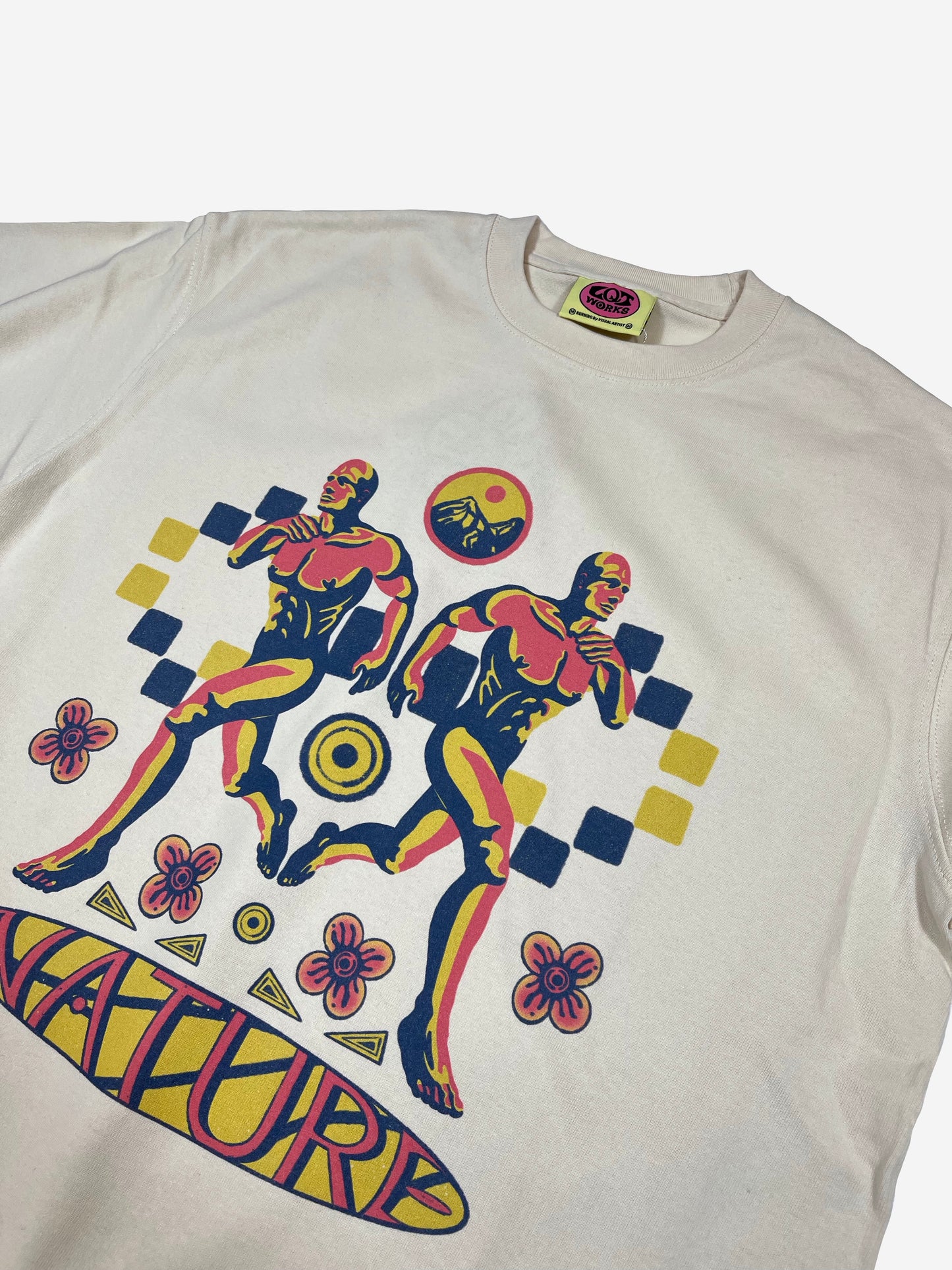 "Nature" 9.1oz Half T shirts By THETA