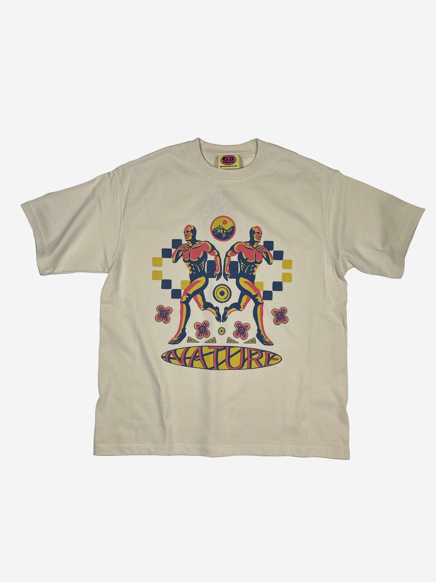 "Nature" 9.1oz Half T shirts By THETA