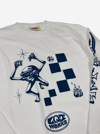 "Rolling eye" 7.4oz Long Sleeve T-shirts By THETA