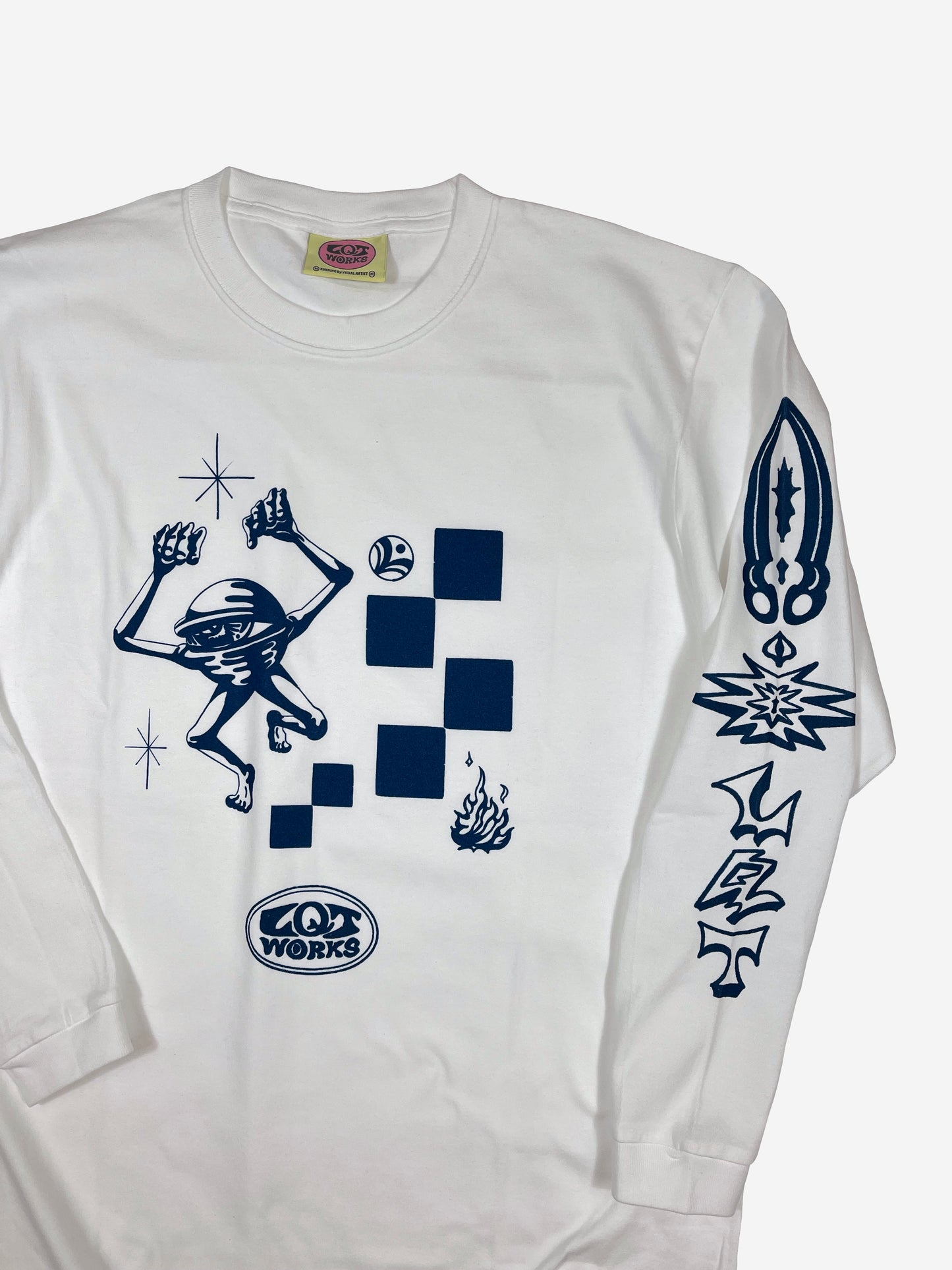 "Rolling eye" 7.4oz Long Sleeve T-shirts By THETA