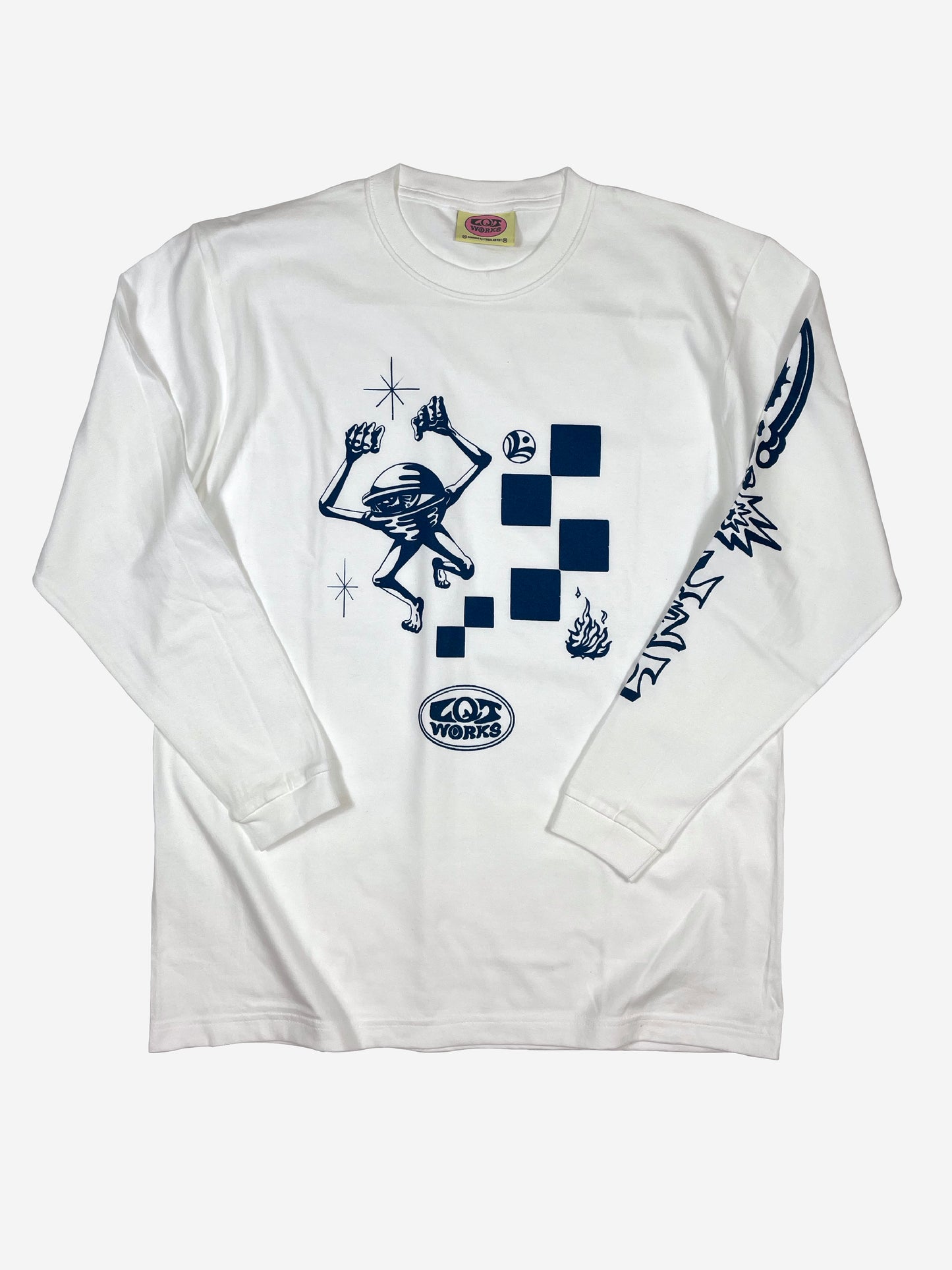 "Rolling eye" 7.4oz Long Sleeve T-shirts By THETA