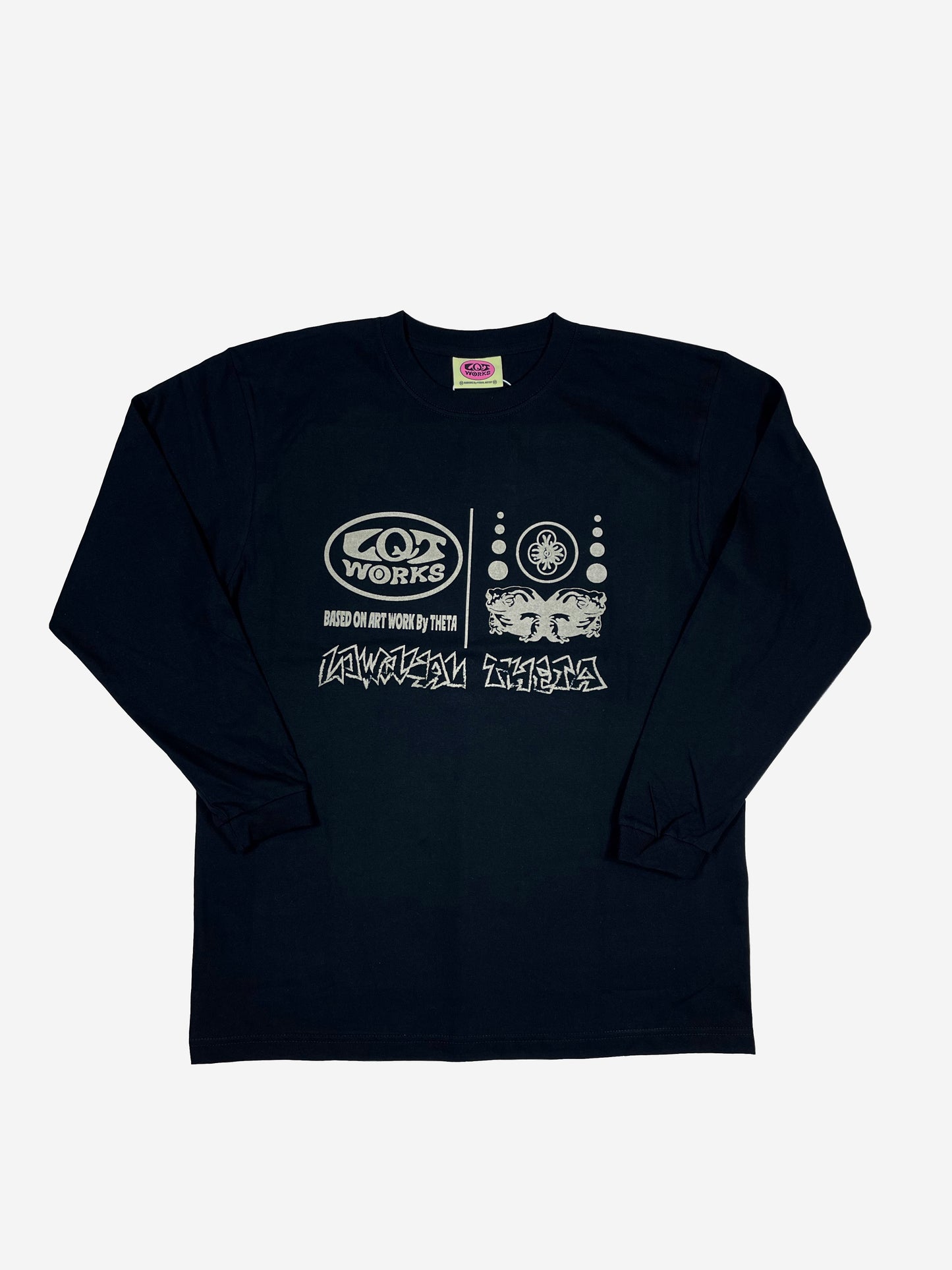 "Big Logo" 7.4oz Long Sleeve T-shirts By THETA
