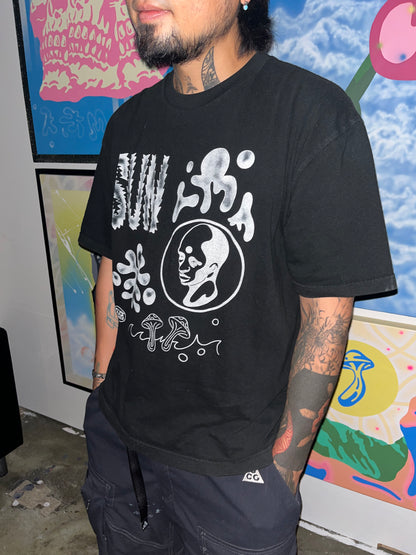 "Sun and Ying,Yang" 5.6oz Half T-Shirts