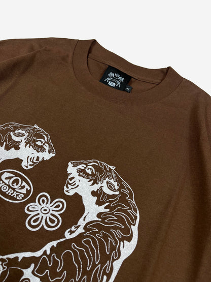 "Infinite" T shirts 5.6oz comfort lightweight (Brown)