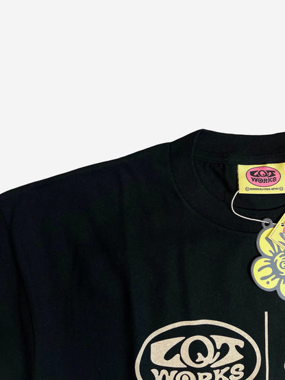 "LQTworks LOGO" T shirts 5.6oz comfort lightweight (Black)