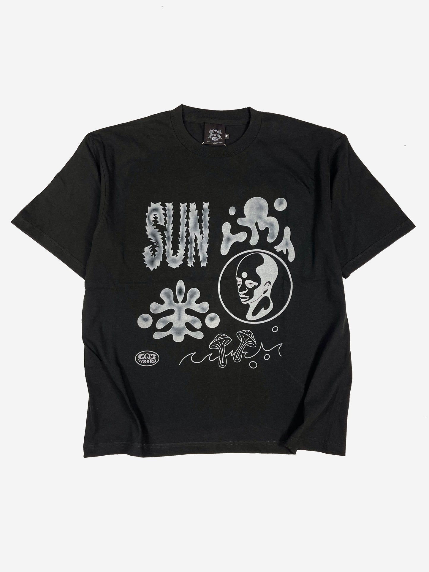 "Sun and Ying,Yang" 5.6oz Half T-Shirts