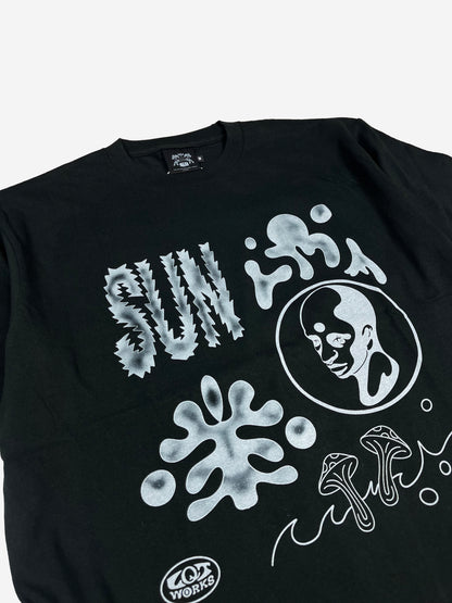 "Sun and Ying,Yang" 5.6oz Half T-Shirts